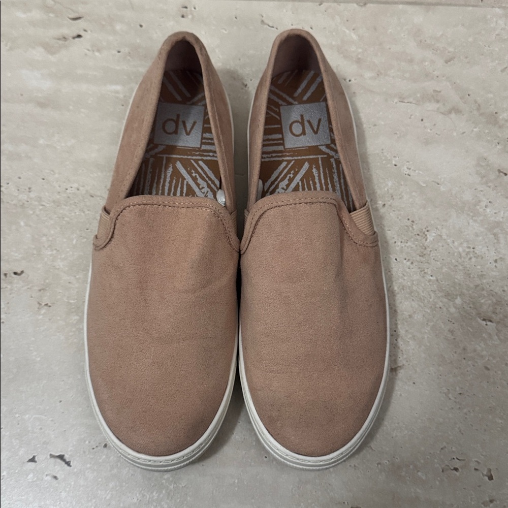 DV Casual Tan Slip-On Shoes